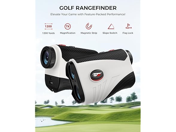 VyKure Golf Rangefinder with Slope | 1200 Yards