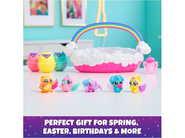 Hatchimals Alive Spring Basket & 3 Surprise Eggs