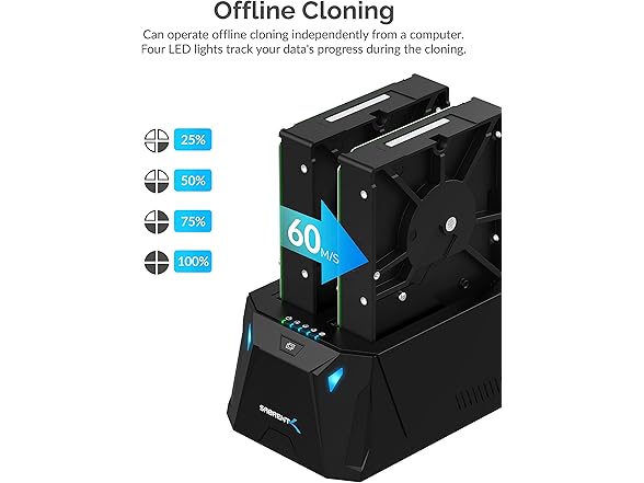 USB Type C Dual Bay Hard Drive Docking Station