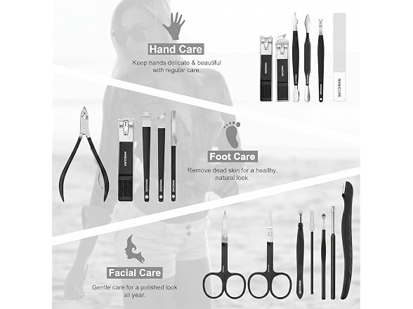Manicure Kit Nail Clipper Set-18 Pieces