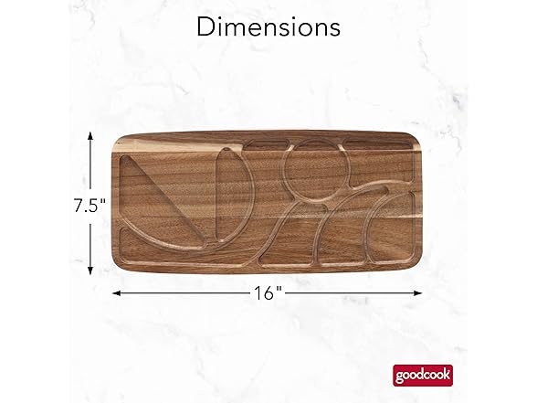 GoodCook Touch Grazing Board, 16" x 7.5"