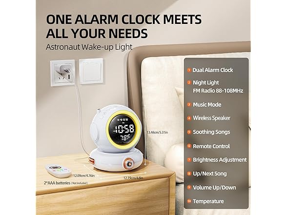 Growiner Sunrise Alarm Clock