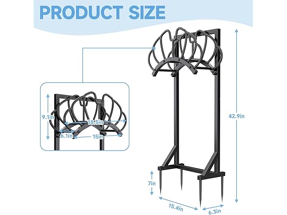 COZEER Garden Hose Holder for Outside