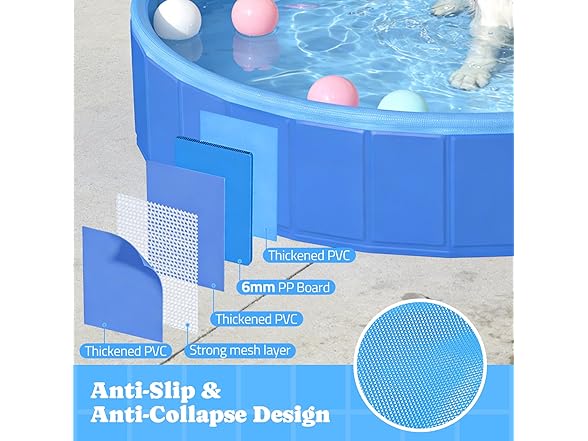 Pawtners Foldable Dog Pool