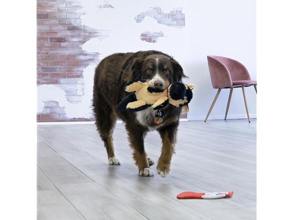 KONG Comfort Pups Low Stuffing Plush Fur and