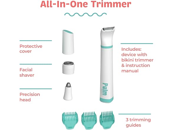 PalmPerfect All in One Personal Trimmer Women