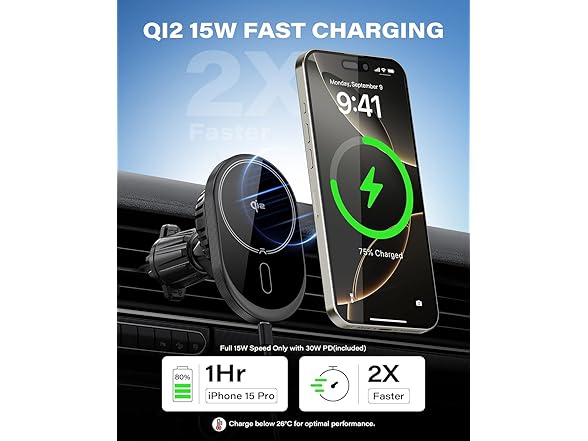 A2C MagSafe Car Mount Charger