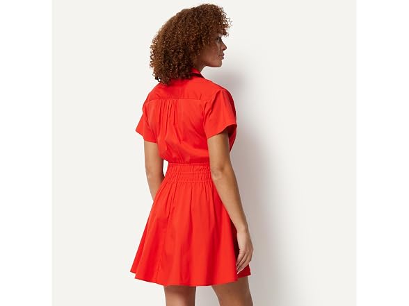 Amazon Essentials Women Flare Cotton Poplin Dress