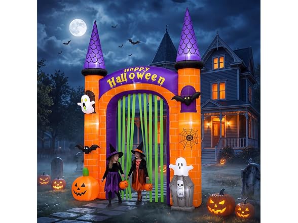 12.5FT Halloween Inflatable Arch Tombstone