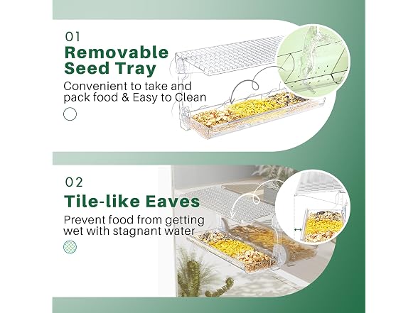 Clear Window Bird Feeder