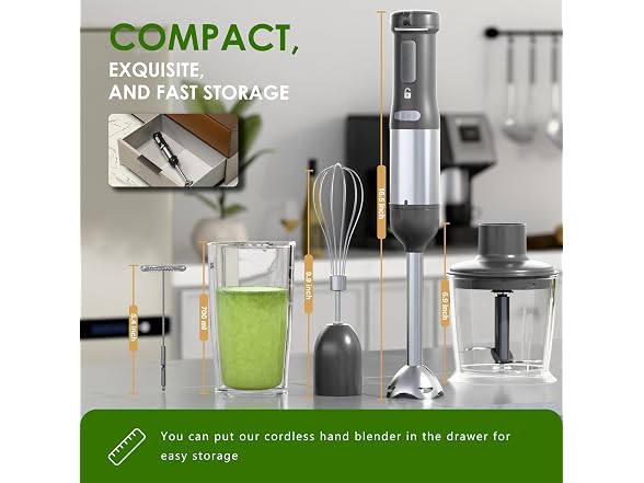 Whuto Cordless Hand Blender