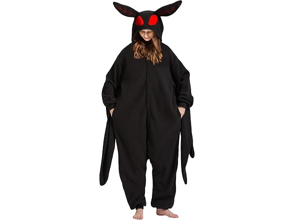 WAWRTOU Women's (XL) Mothman Costume Halloween - Gallery 7