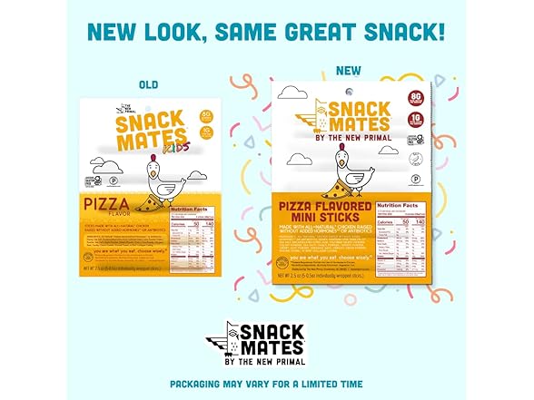 New Primal Pizza Chicken Sticks, 40pk