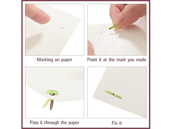 1000 Pcs Paper Brass Fasteners