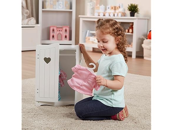 Melissa & Doug Mine to Love Wooden Play Armoire