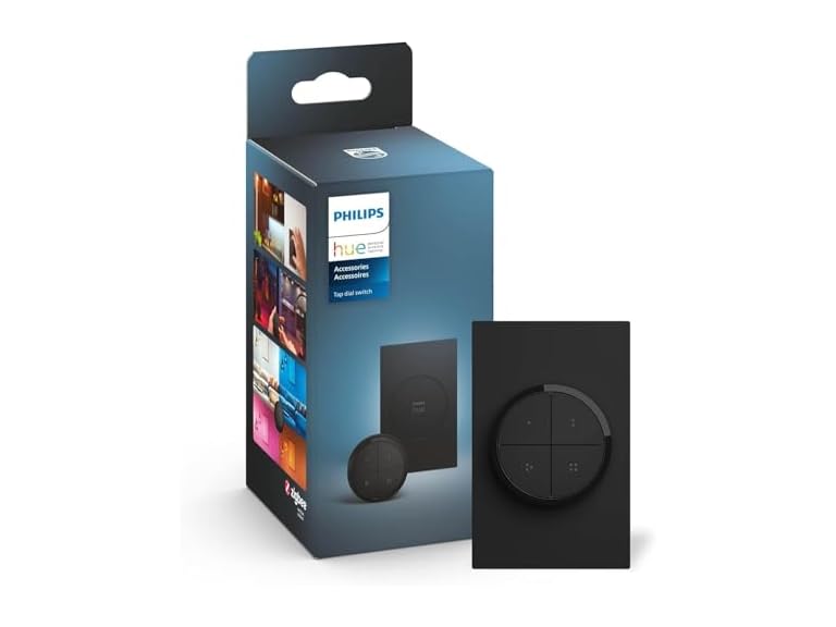 Philips Hue Wall Tap Dial Light Switch, 1 Pack