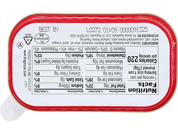 King Oscar Mackerel Lemon 4.05oz