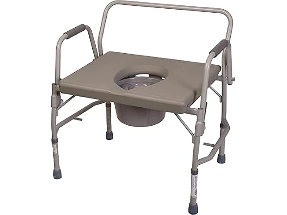 DMI Bedside Commode Adjustable Extra Wide