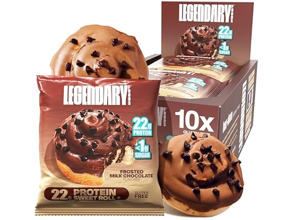 Legendary Cinnamon Roll Milk Choc, 10pk