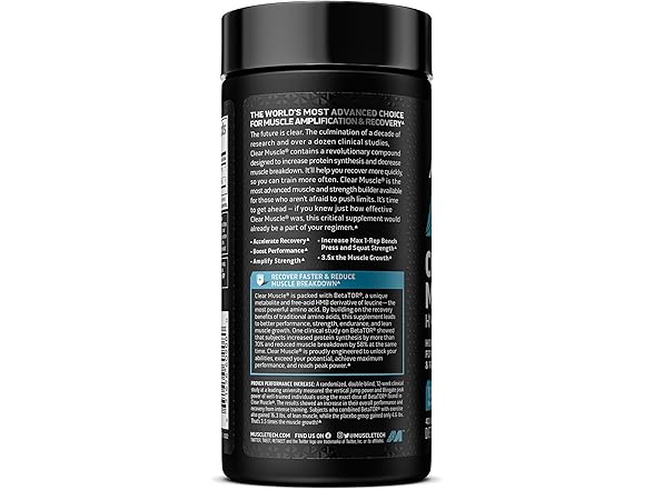 Muscletech HMB 1000mg, Clear Muscle (84 Liquid Softgels)