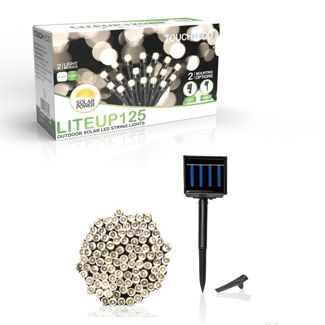 Solar LITEUP125 String Lights Warm White - Gallery 8
