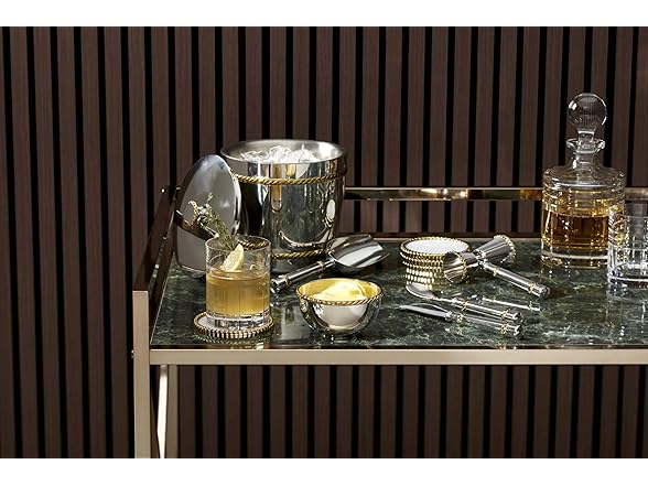 Reed and Barton Roseland 5-Piece Bar Tool Set