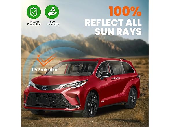 Toyota Sienna Windshield Sun Shade