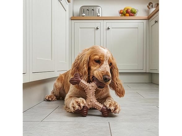 SPOT Bam-Bones Dental X-Bone Dog Chew Toy