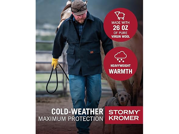 Stormy Kromer The Mackinaw Coat, 100% V