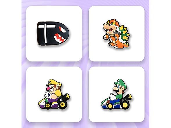 pocpockets Game Shoe Charms for Crocs