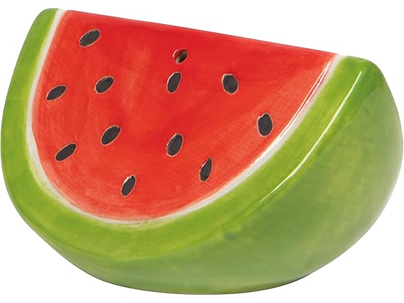 Jubilee Melon Pop Stoneware Salt and Pepper Shakers