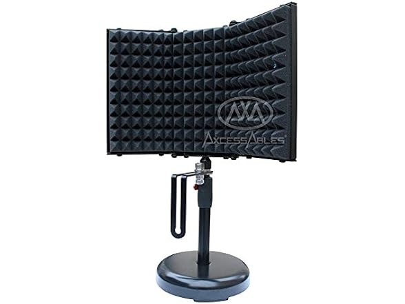 AxcessAbles Compact Recording Microphone Isolation Shield