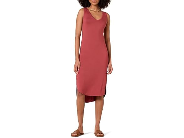 Amazon Essentials Womens Jersey Midi Dress