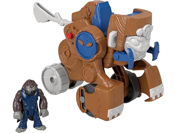 Toy Monkey Catapult Poseable Figure Set