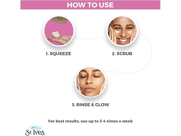 St. Ives Radiant Skin Face Scrub For Dul