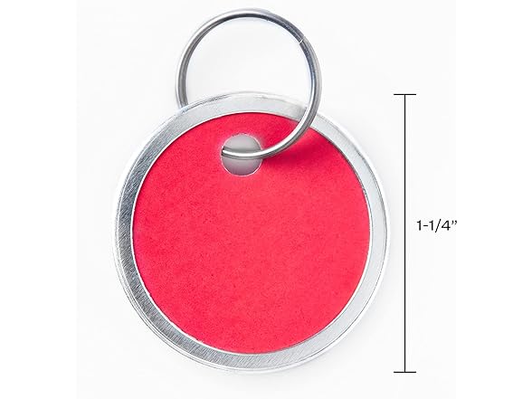 Avery Metal Rim Key Tags with String