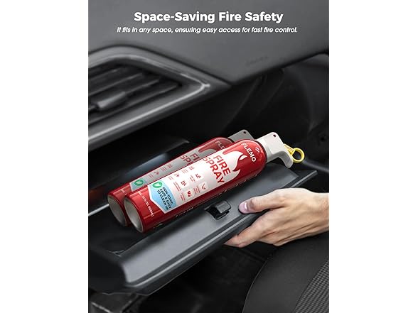(2 Pack) PLEMO Fire Extinguisher