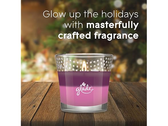 Glade Merry Berry Candle Jar 2pk