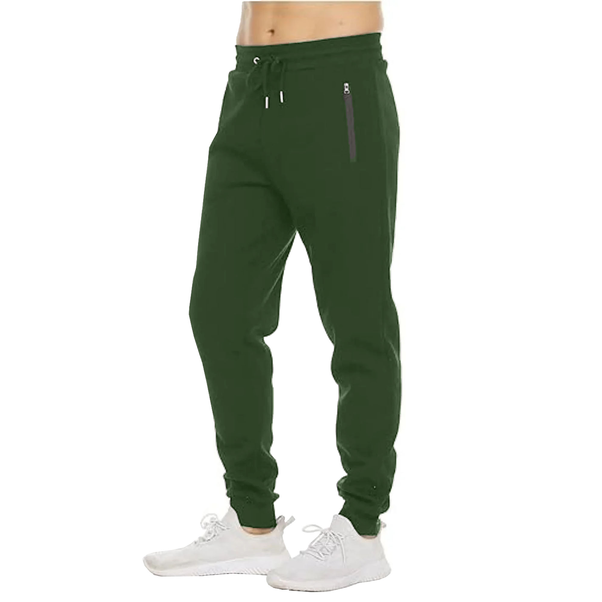3Pk Mens Heavyweight Fleece Jogger Pants - Gallery 14