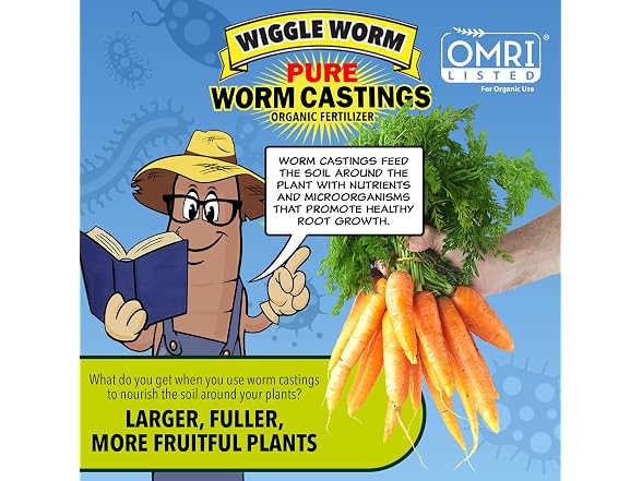 Wiggle Worm 100% Pure Organic Mineral