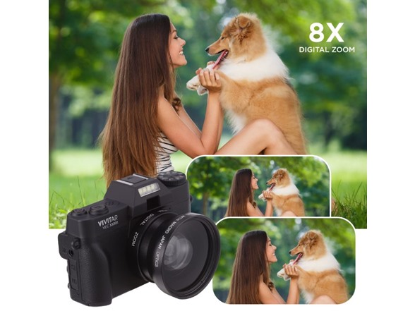 Vivitar 4K 3" LED Display Digital Camera (Refurbished)