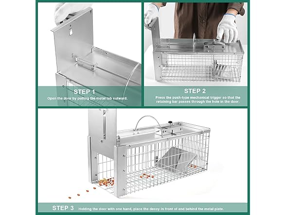 Live Animal Cage Trap