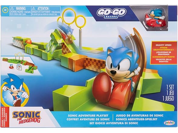 Sonic The Hedgehog Go Go Racers Playset