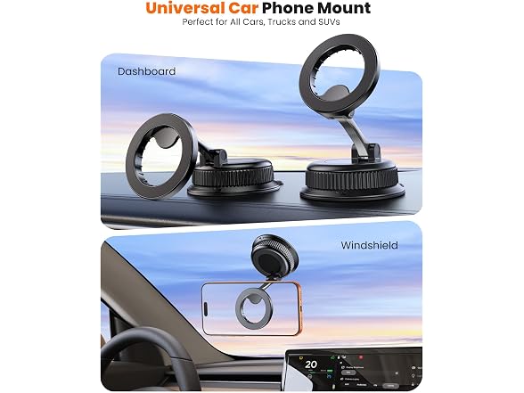 BOSILLEY MagSafe Dashboard Phone Mount