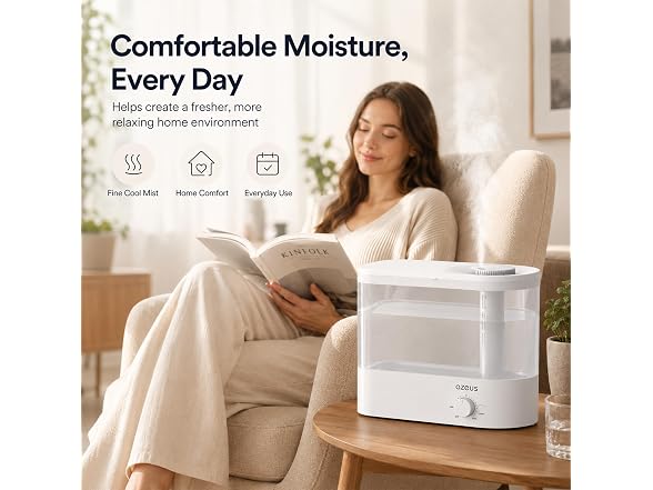 AZEUS 6L Top Fill Cool Mist Humidifier
