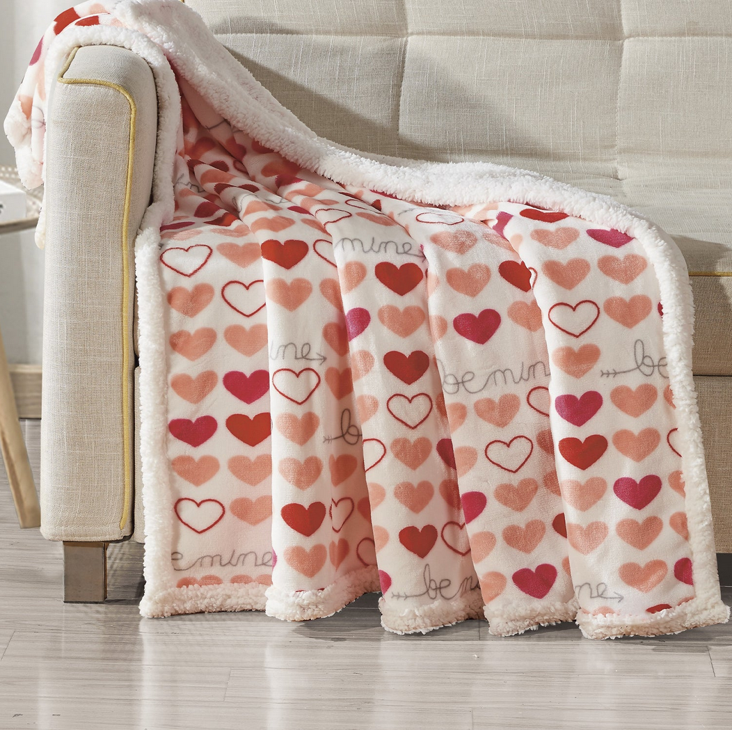 Ultra Soft Microplush Printed Sherpa Throw - Gallery 11