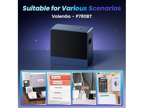 VolenGo Label Maker Machine with-Tape