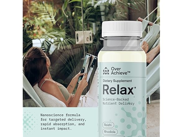 OVERACHIEVE Relax Drink for Relaxation & Stress Relief