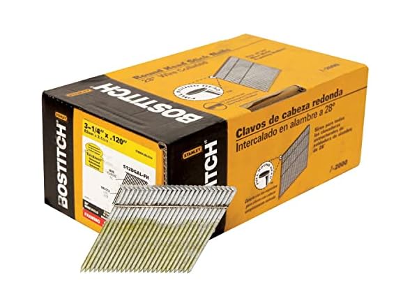Bostitch S12DGAL-FH 3-1/4 Galvanized Wire Weld Nails