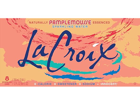 8PK La Croix, Sparkling Water, Grapefruit